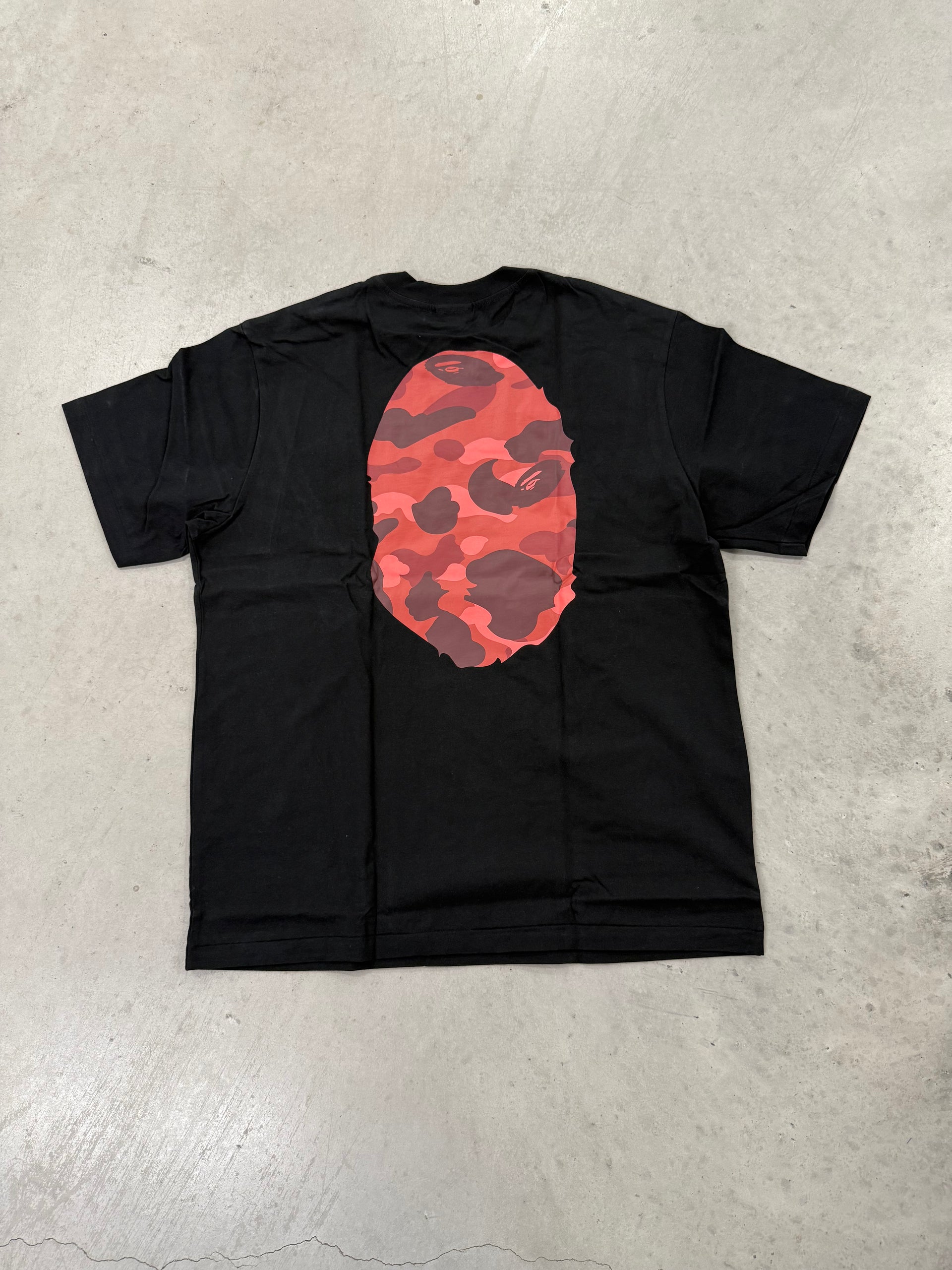 Bape “Red Camo Print Black” Shirt