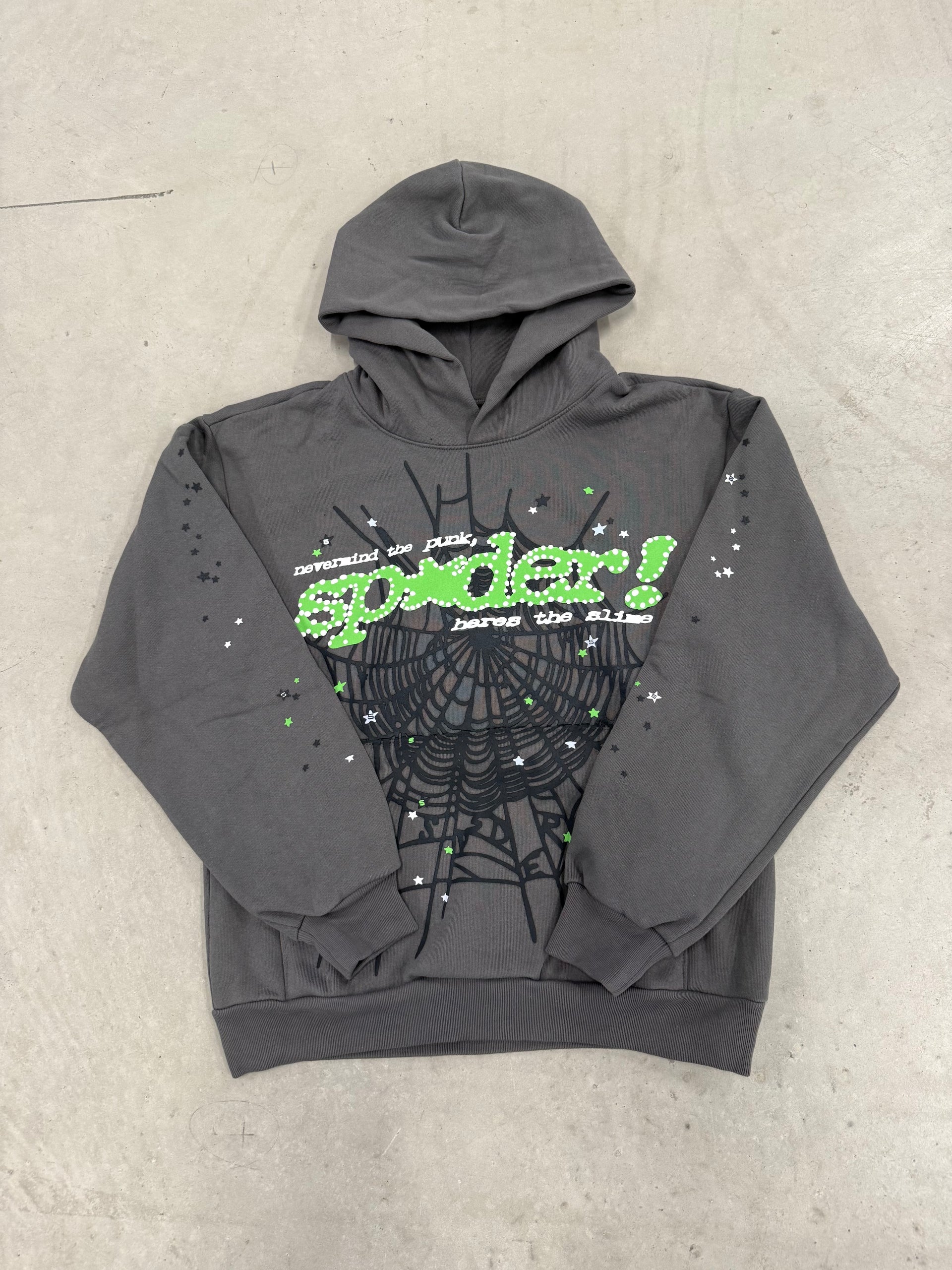 Sp5der “Slate Grey V2” Hoodie
