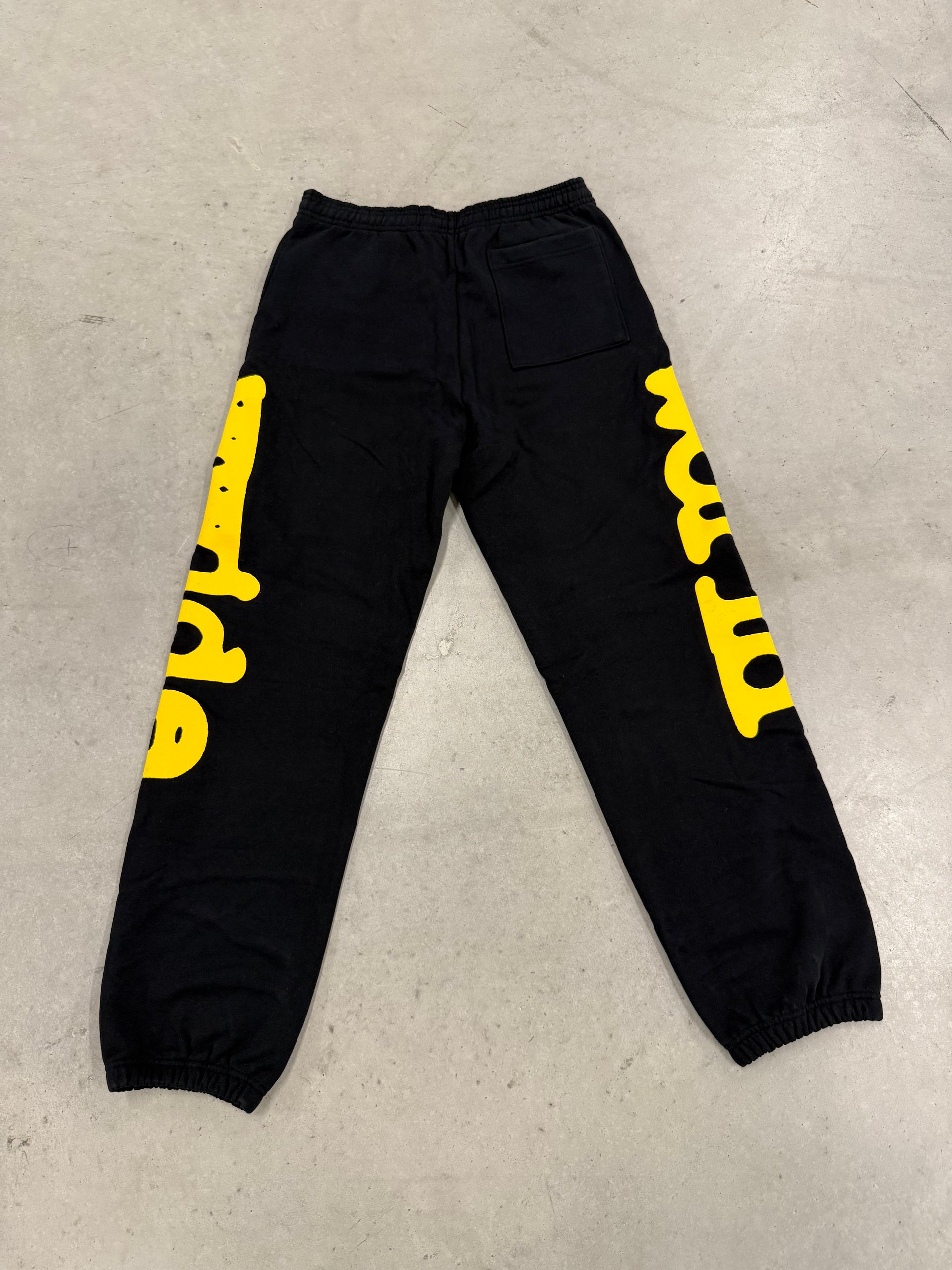 Sp5der “Black and Yellow Beluga” Pants