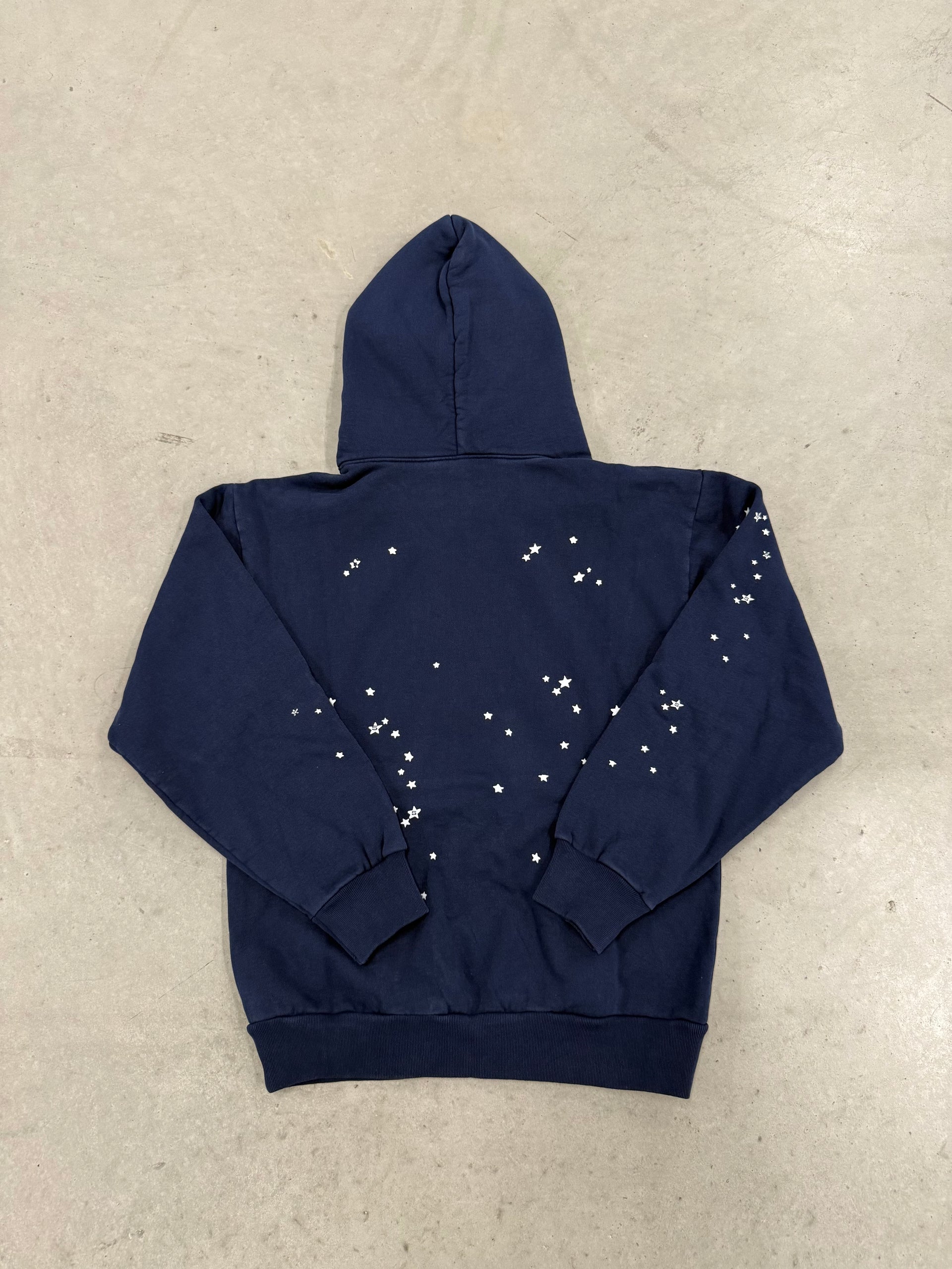 Sp5der “Navy Atlanta” Hoodie