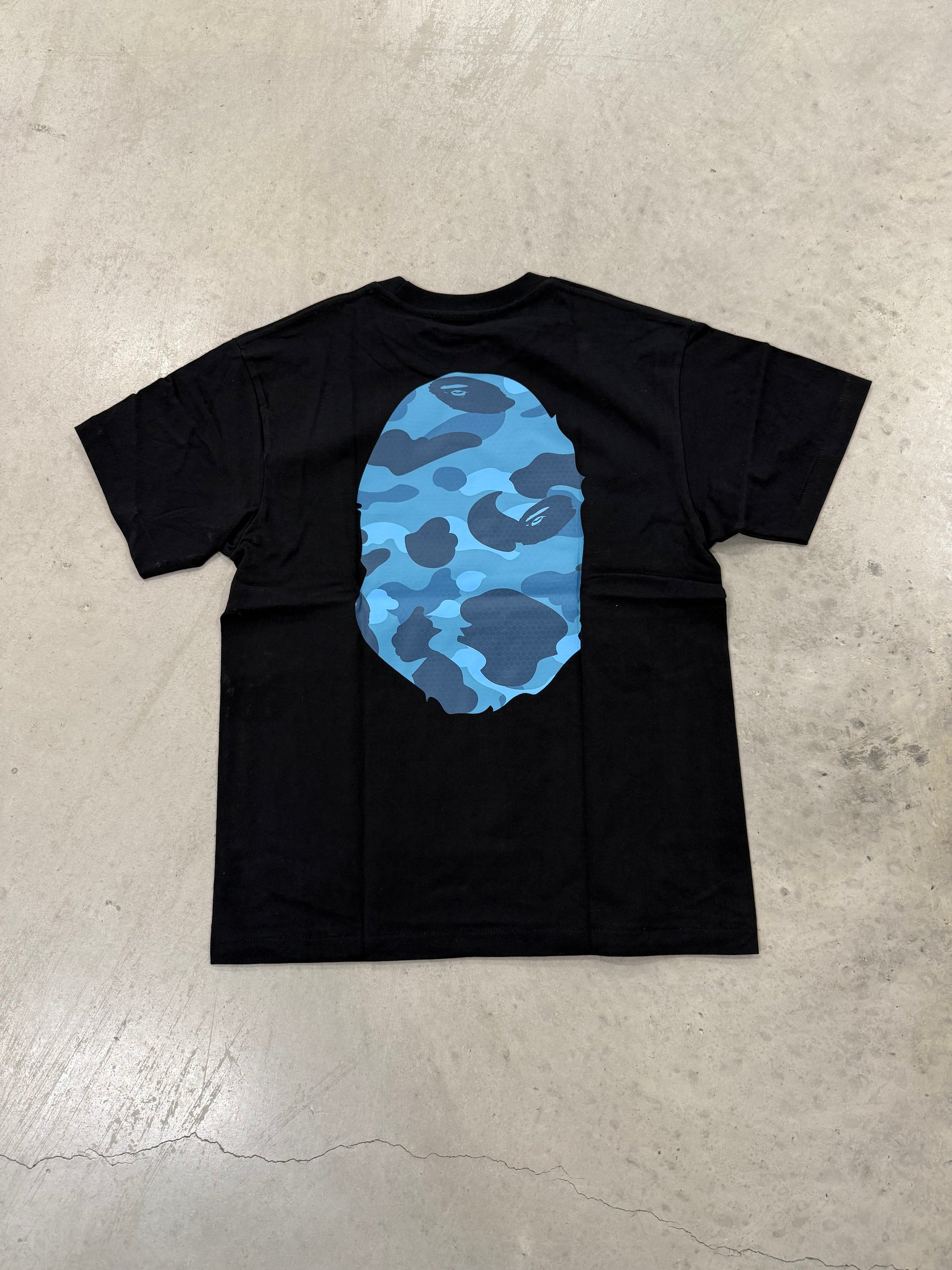 Bape ”Blue Camo Print Black” Shirt