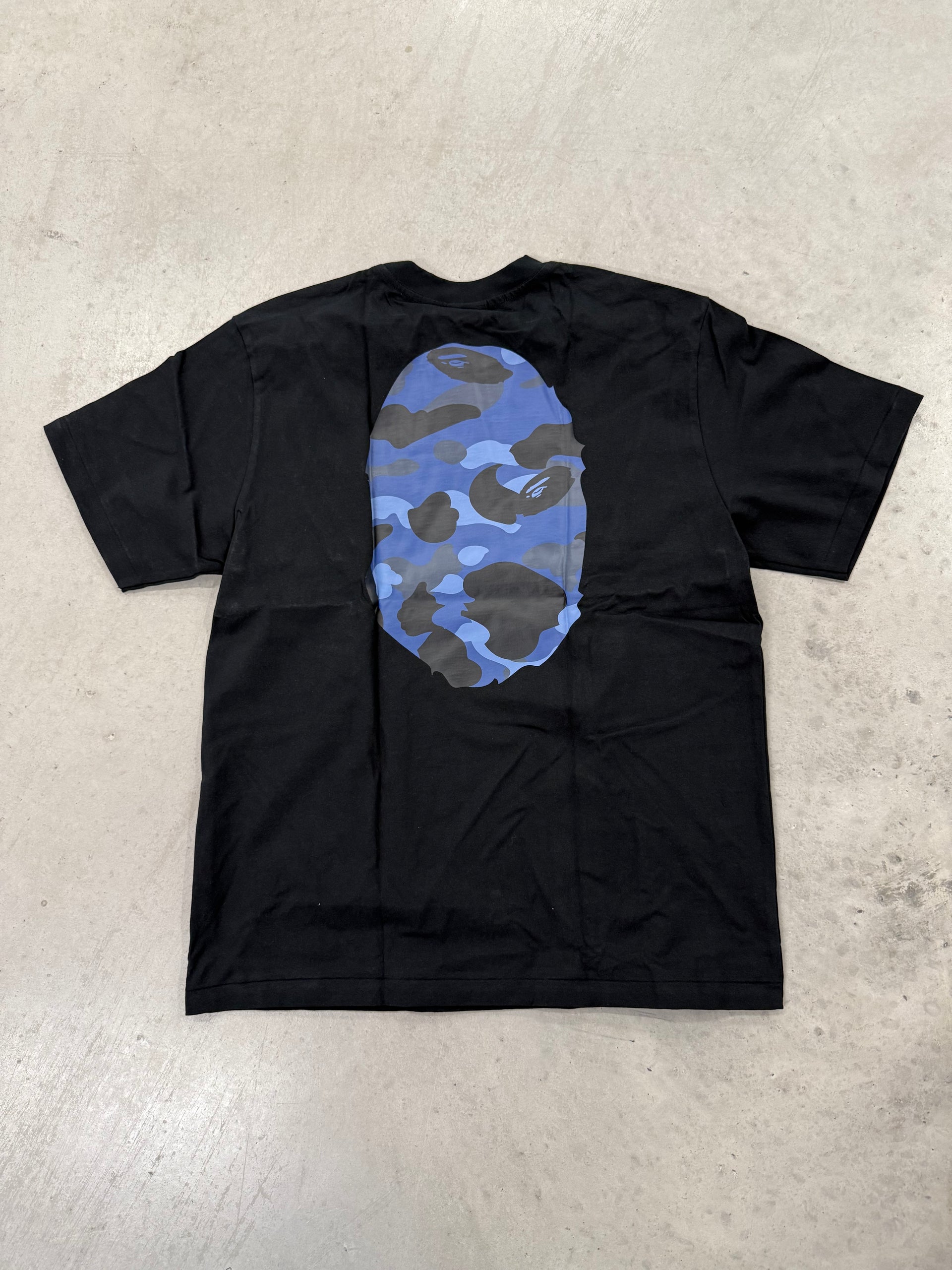 Bape “Blue Camo Print Black” Shirt