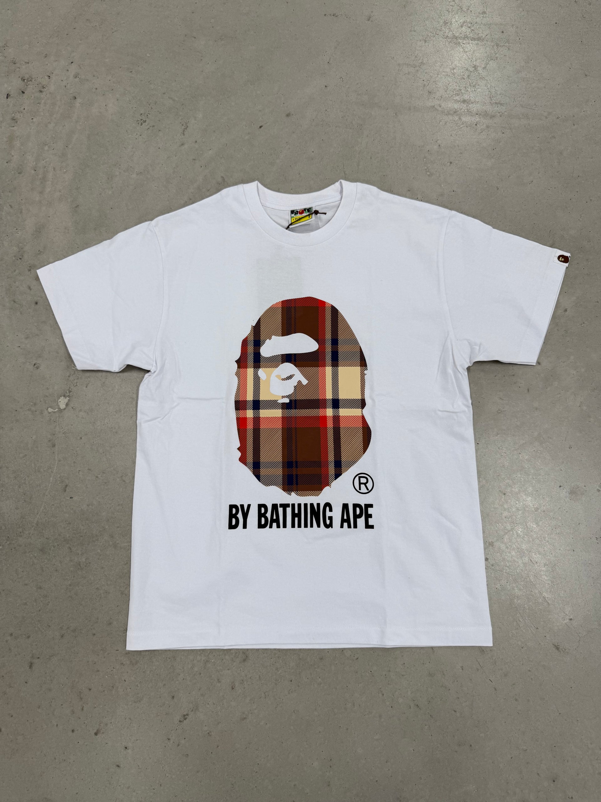 Bape “Burberry Print by Bathing Ape White” Shirt