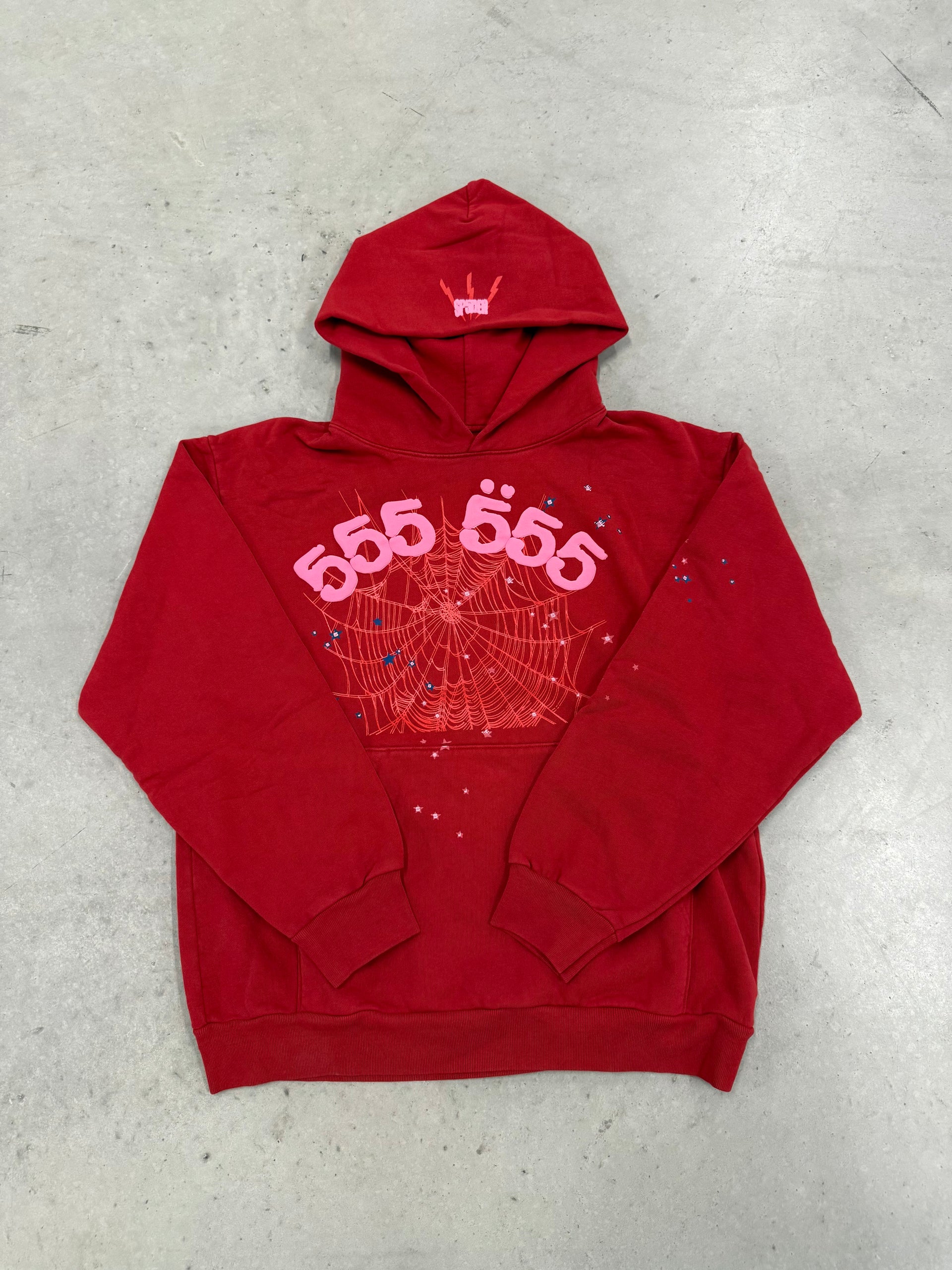 Sp5der “Red 555” Hoodie