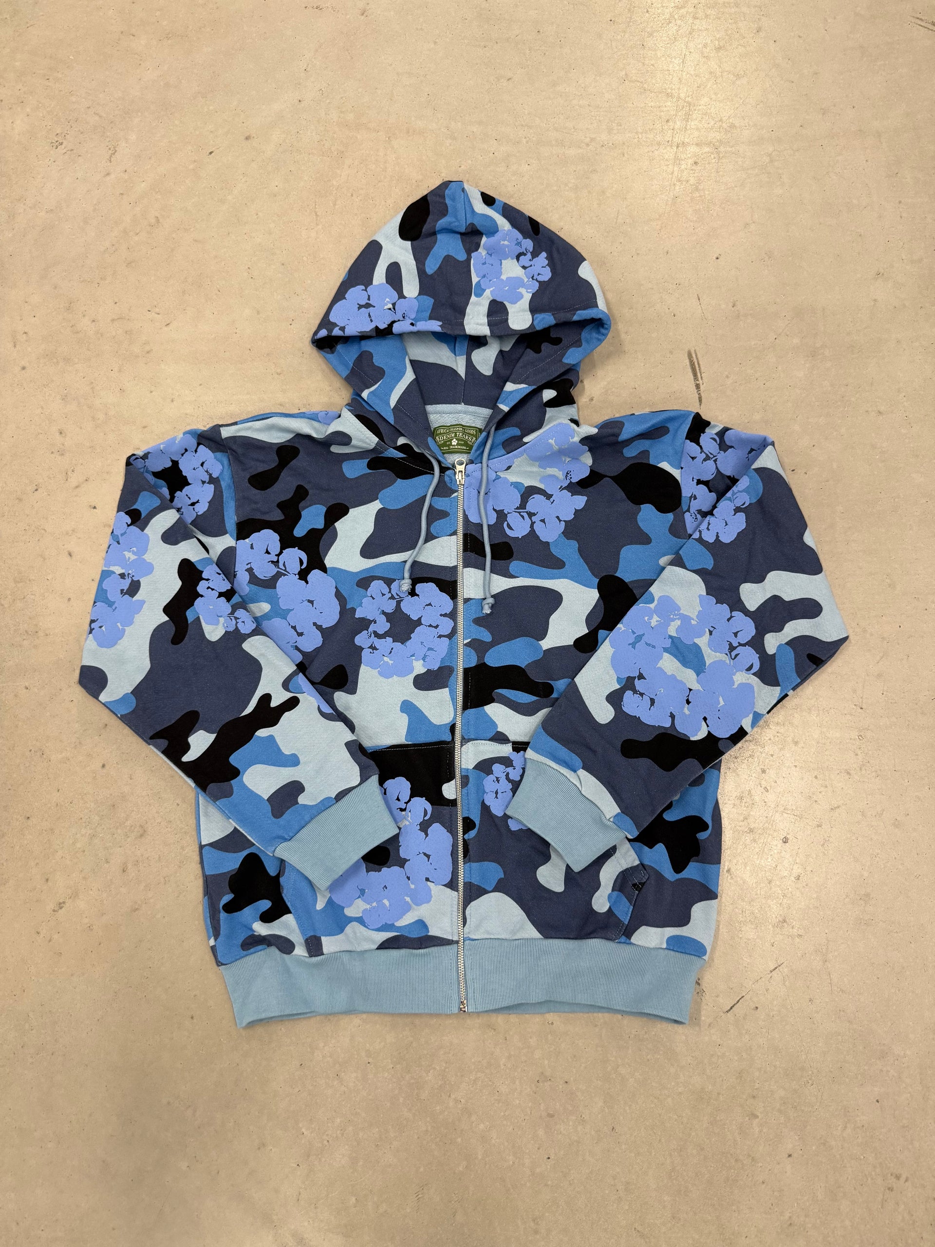 Denim Tears “Blue Camo” Hoodie