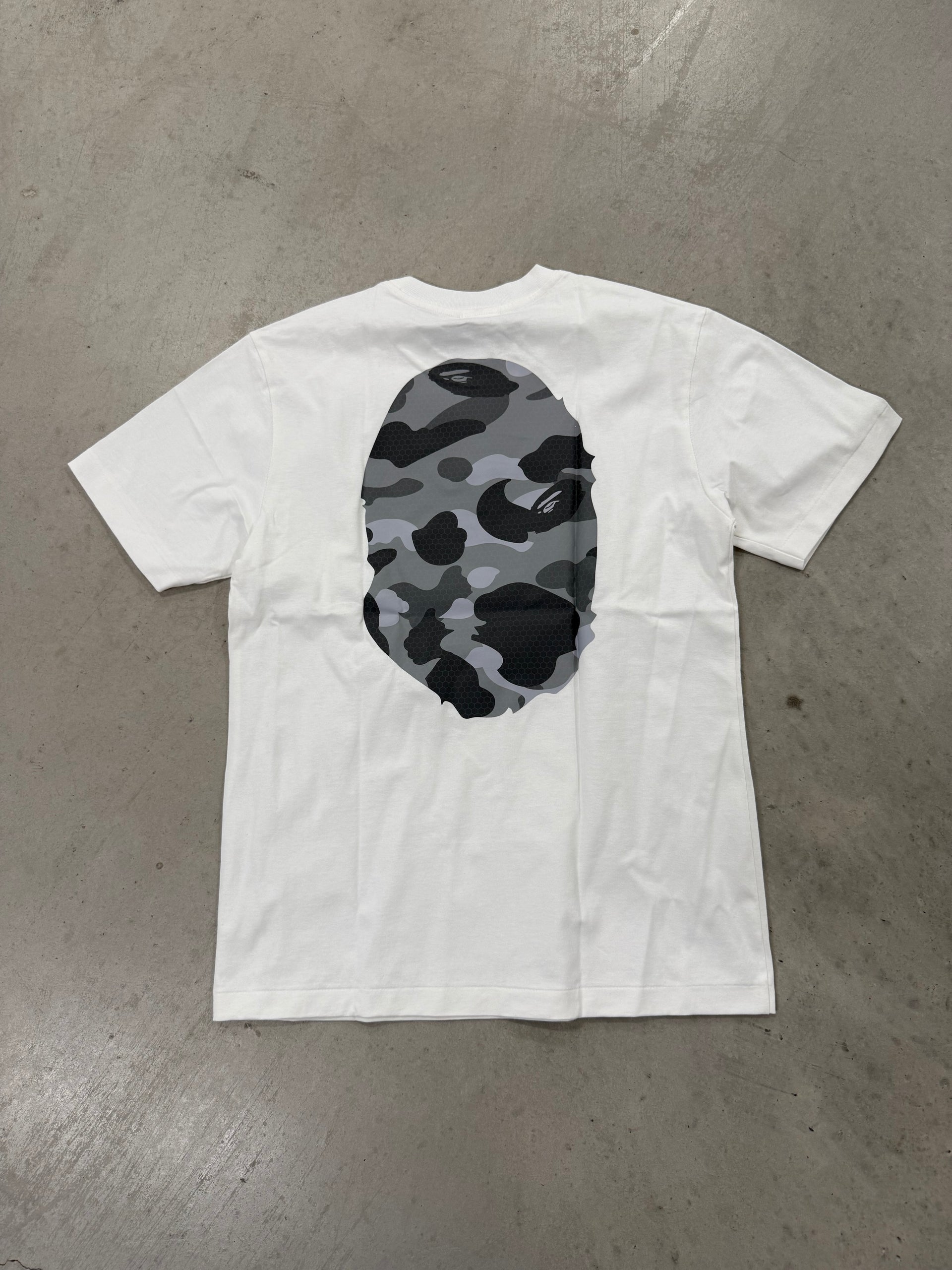 Bape “Grey Camo Print White” Shirt