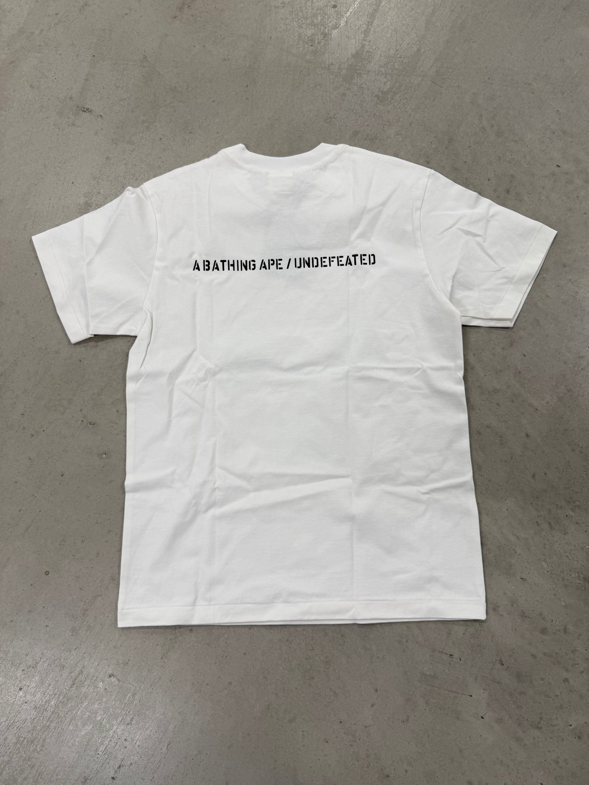 Bape “Undefeated White” Shirt