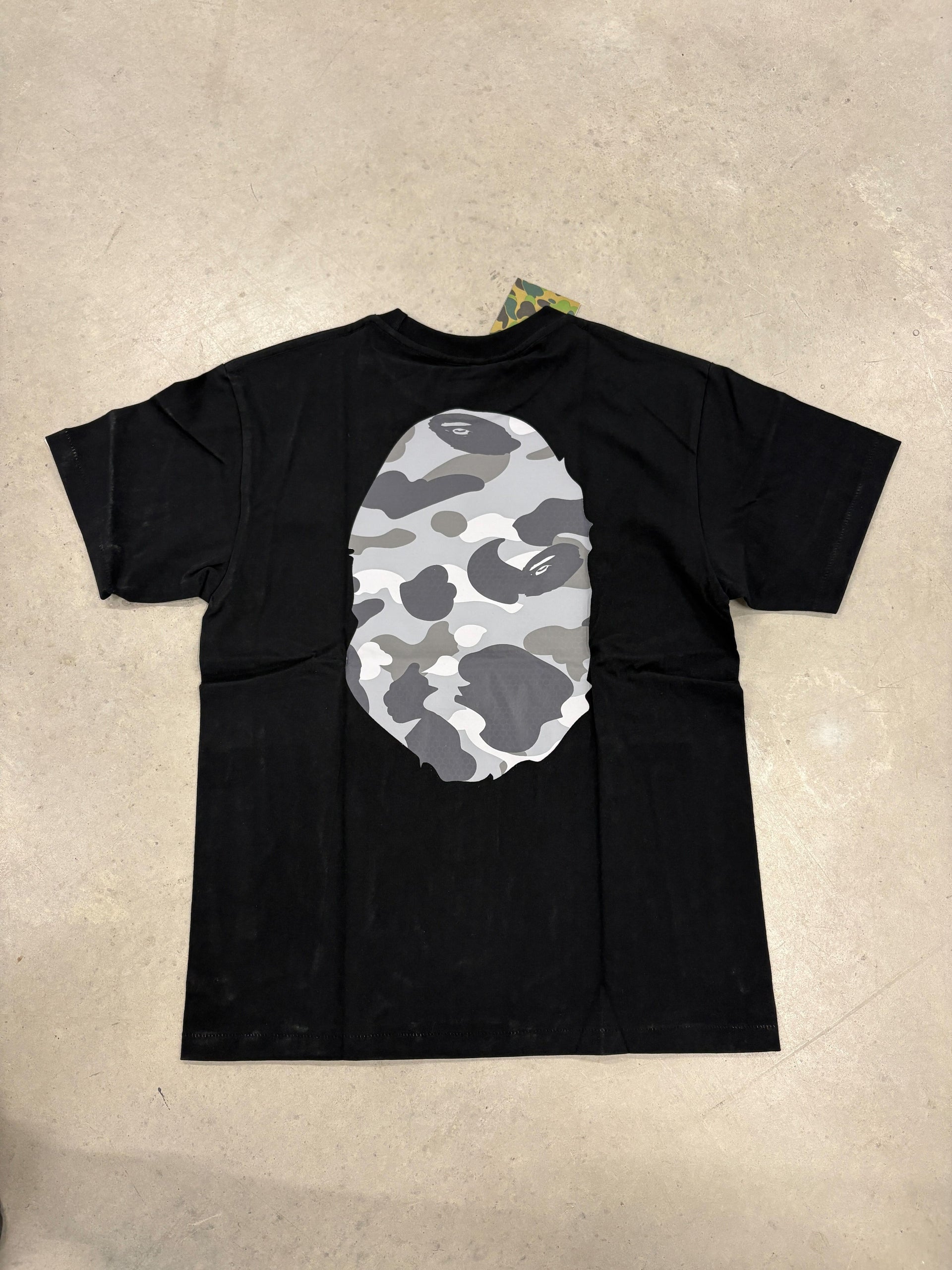 Bape "Grey Camo Print Black" Shirt
