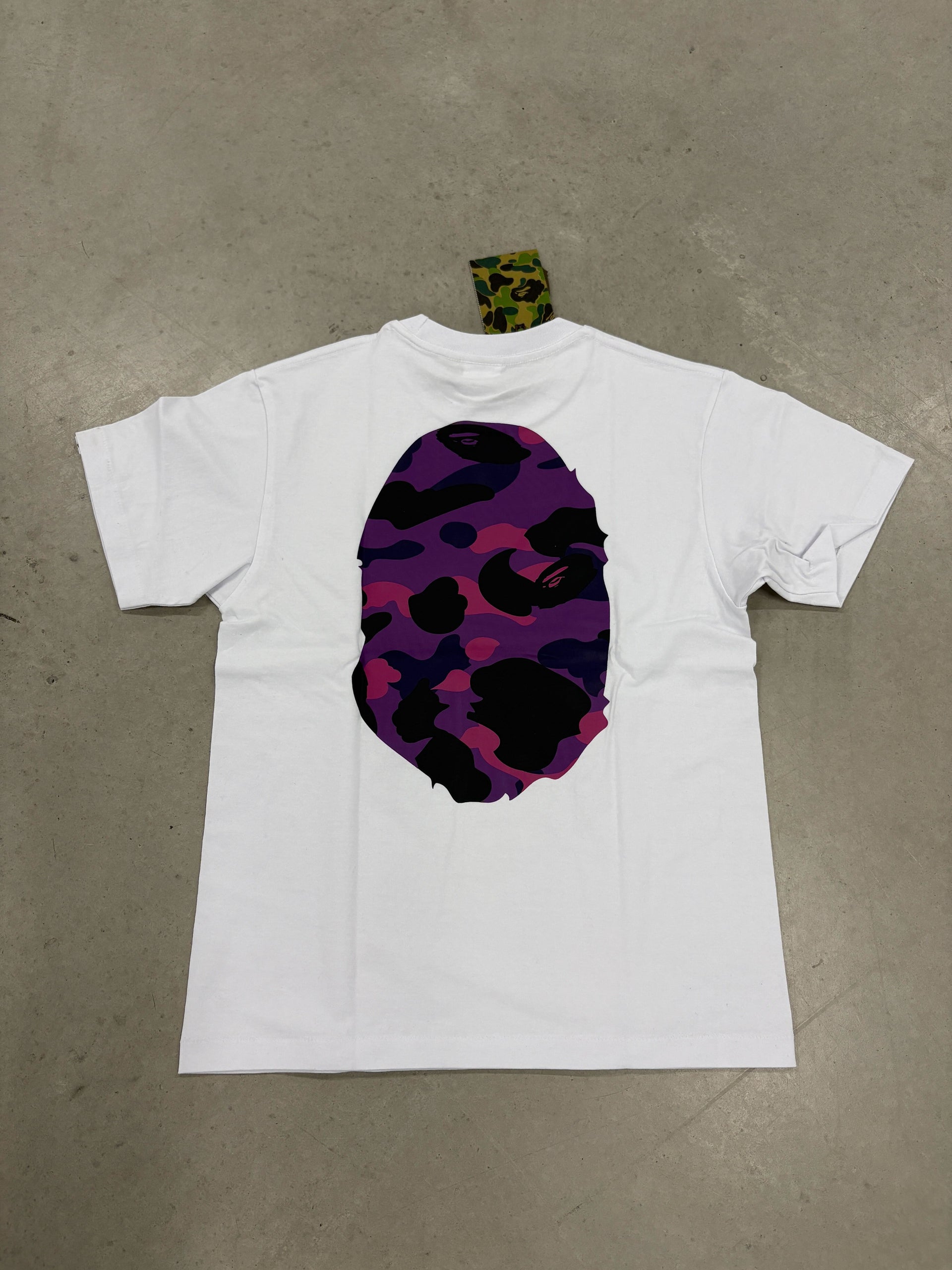 Bape "Purple Print White" Shirt