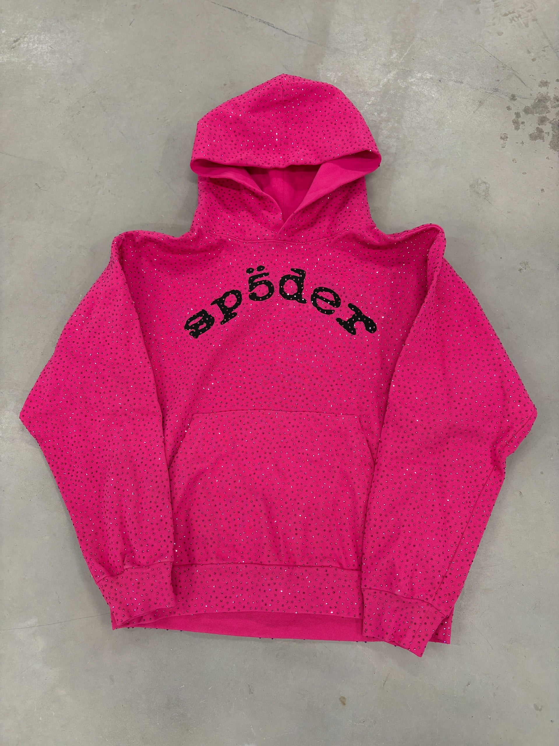 Sp5der "VVS Pink" hoodie
