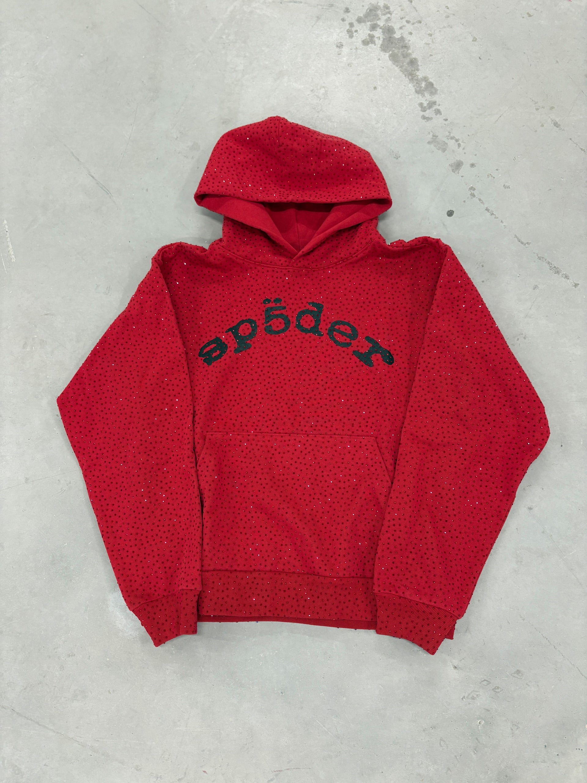 Sp5der "VVS RED" hoodie