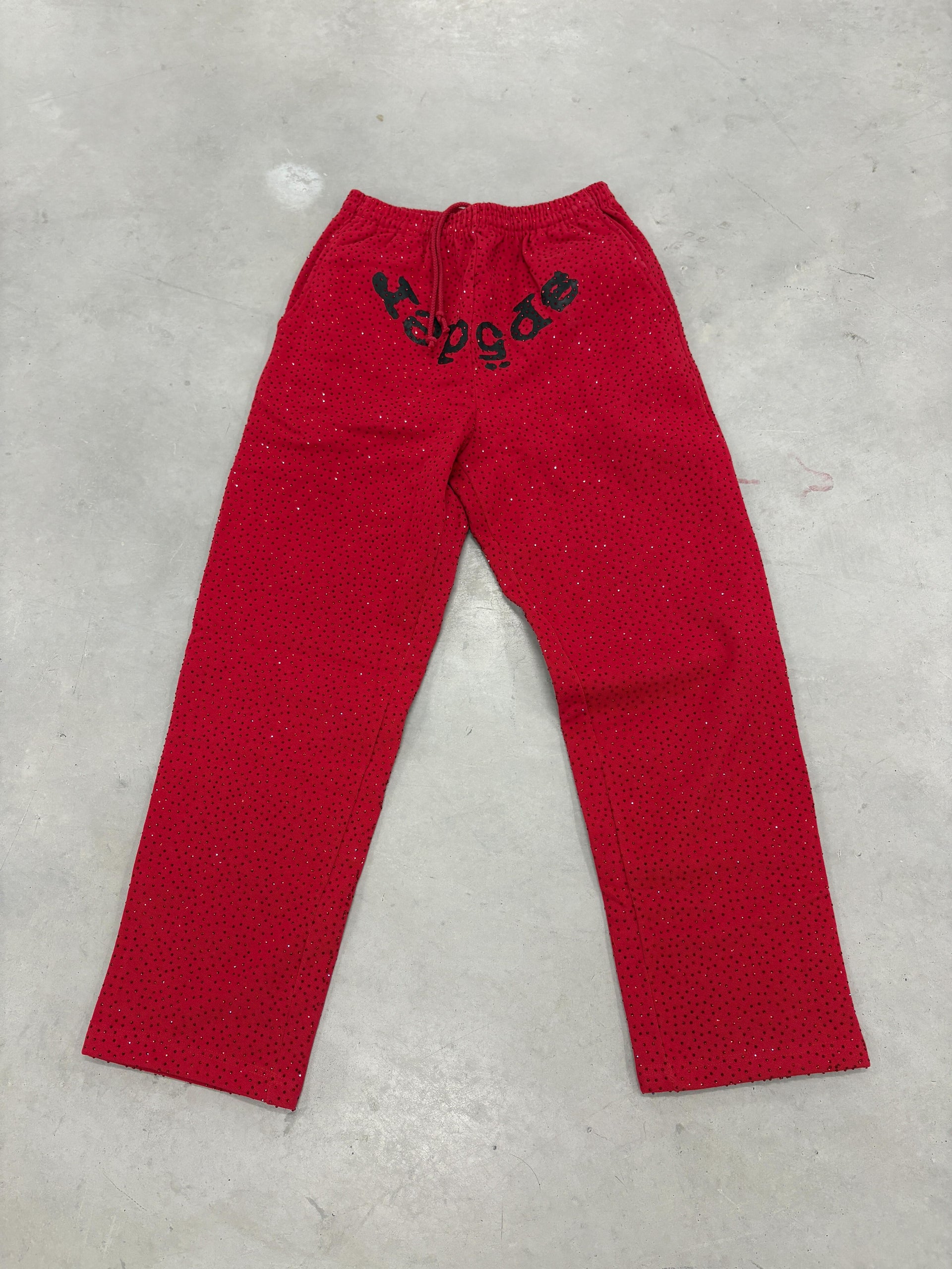 Sp5der "VVS RED" Open cut Pants