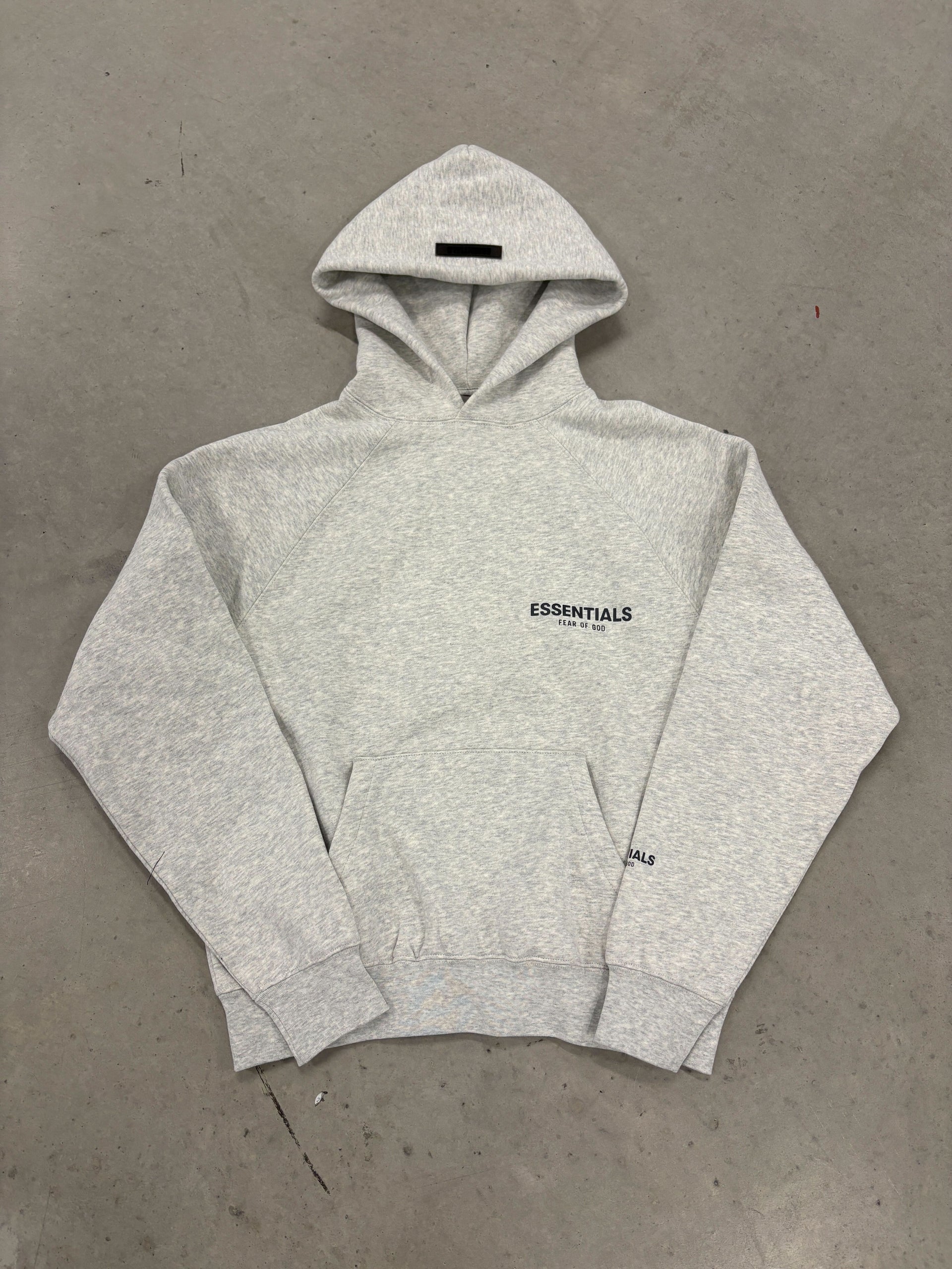 Essentials "Light Oatmeal SS" Hoodie
