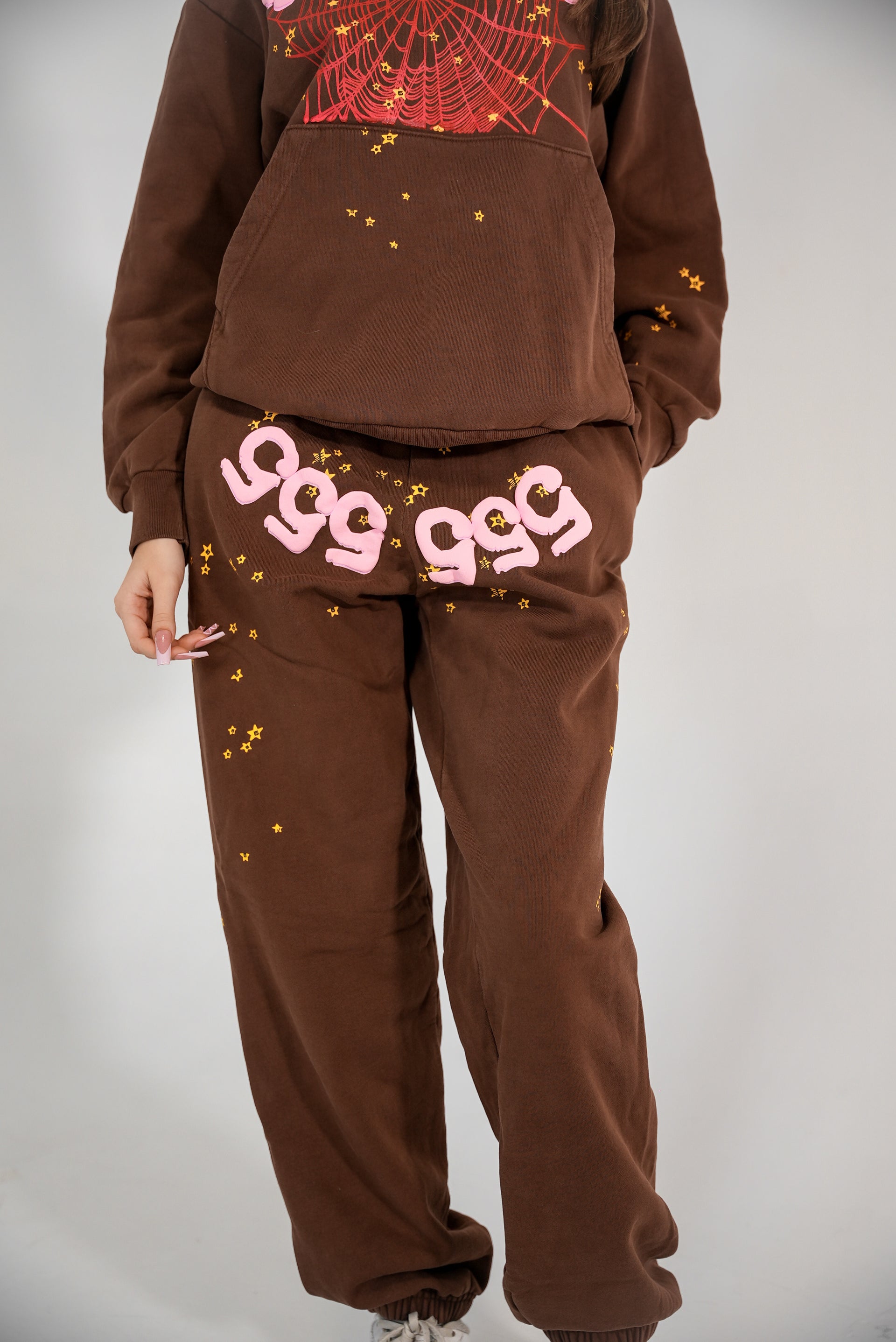 Sp5der “brown 555” Pants