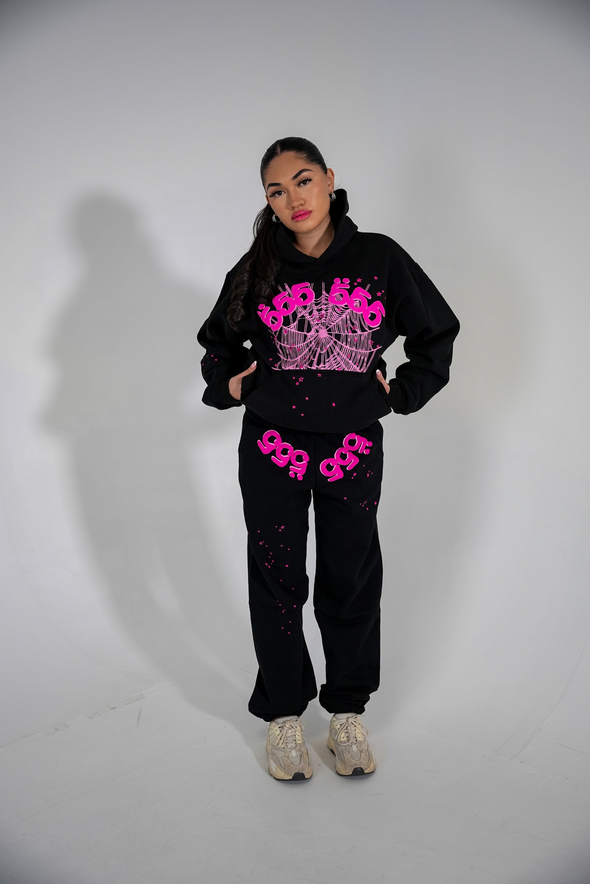 Sp5der “Black 555” Hoodie