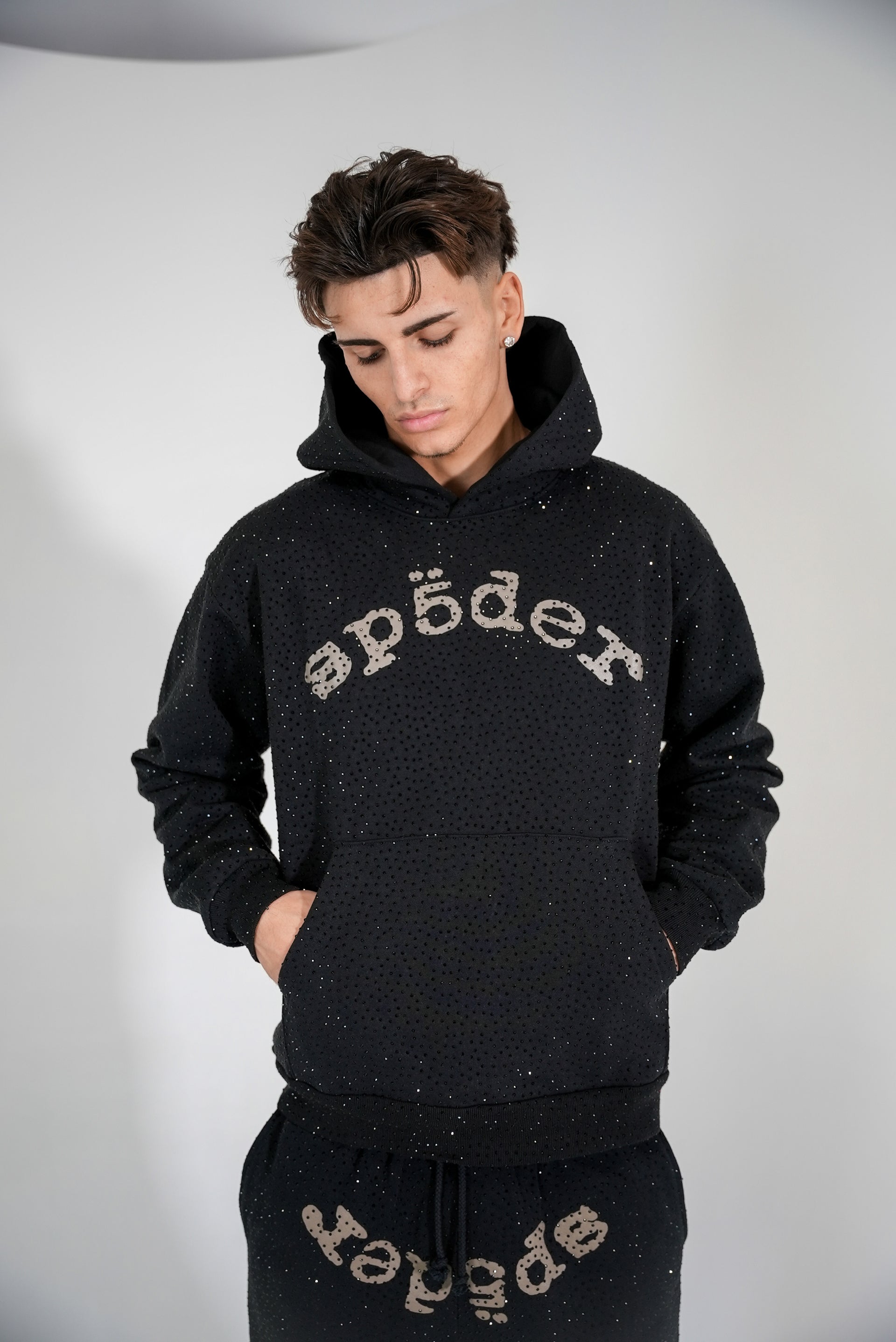Sp5der "VVS Black" Hoodie