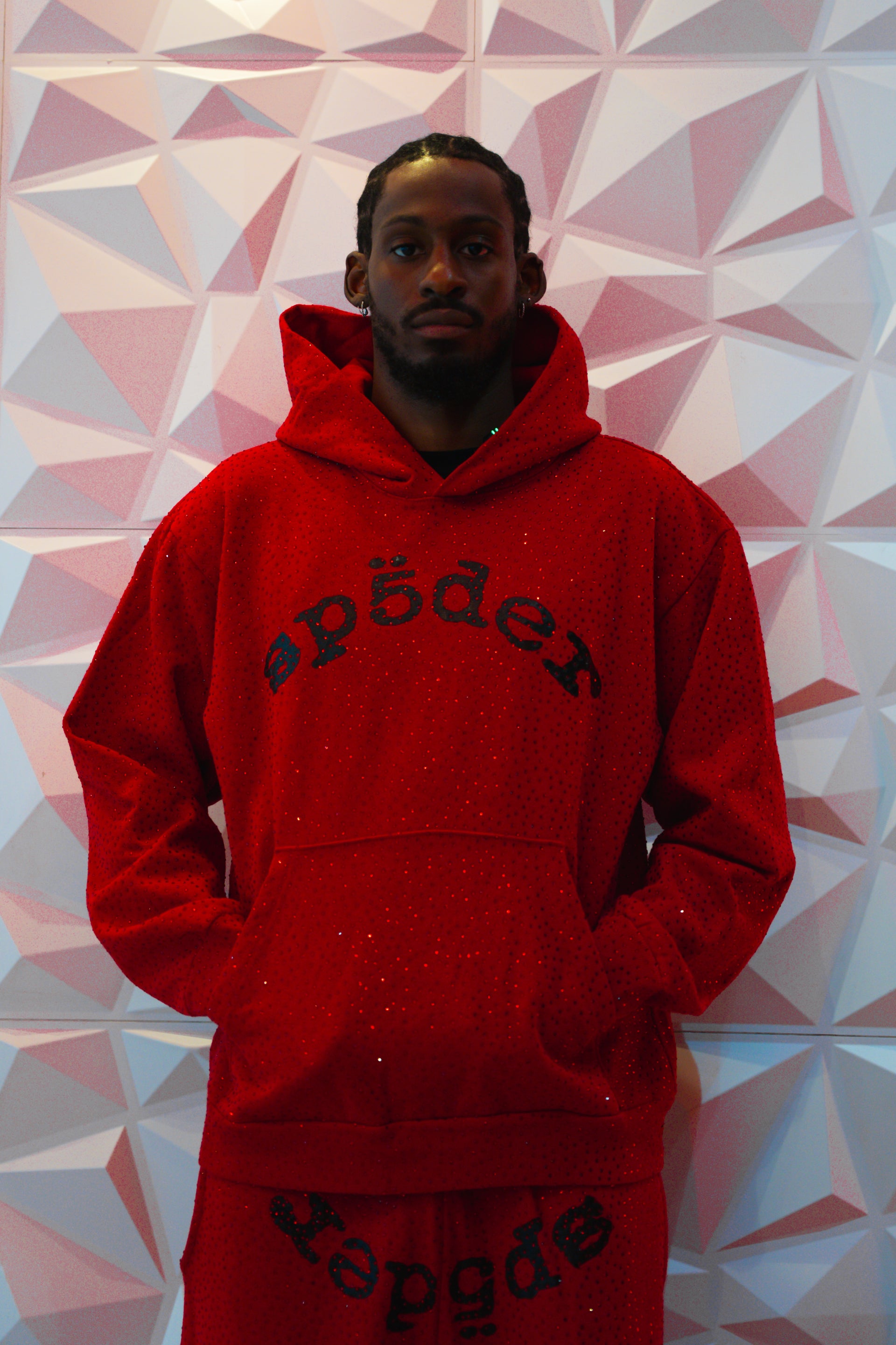 Sp5der "VVS RED" hoodie